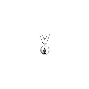 【並行輸入品】GRAPHICS & MORE Garden Gnome Pendant with Sterling Silver Platedの画像