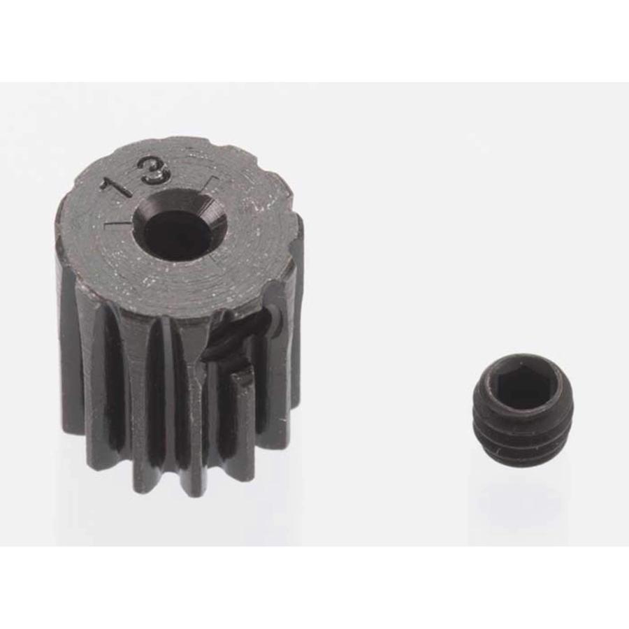 【並行輸入品】0.5 モジュール ハード ブラック スチール ミニ ピニオン 2mm、13T Robinson Racing Products_3