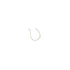 【並行輸入品】14?K黄色ゴールド小さなSideways Curvedクロスネックレス FJC Finejewelers 14k Yellowの画像