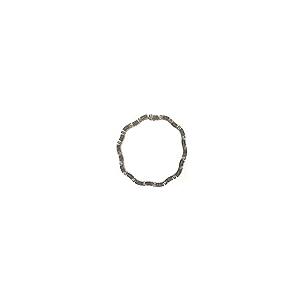 【並行輸入品】スターリングシルバー白鉄鉱17インチPave Square Marcasite波リンクネックレス Sterling Silverの画像