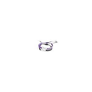 【並行輸入品】Infinity Friendship Bracelets Purple and Black Macrame Couples Bの画像