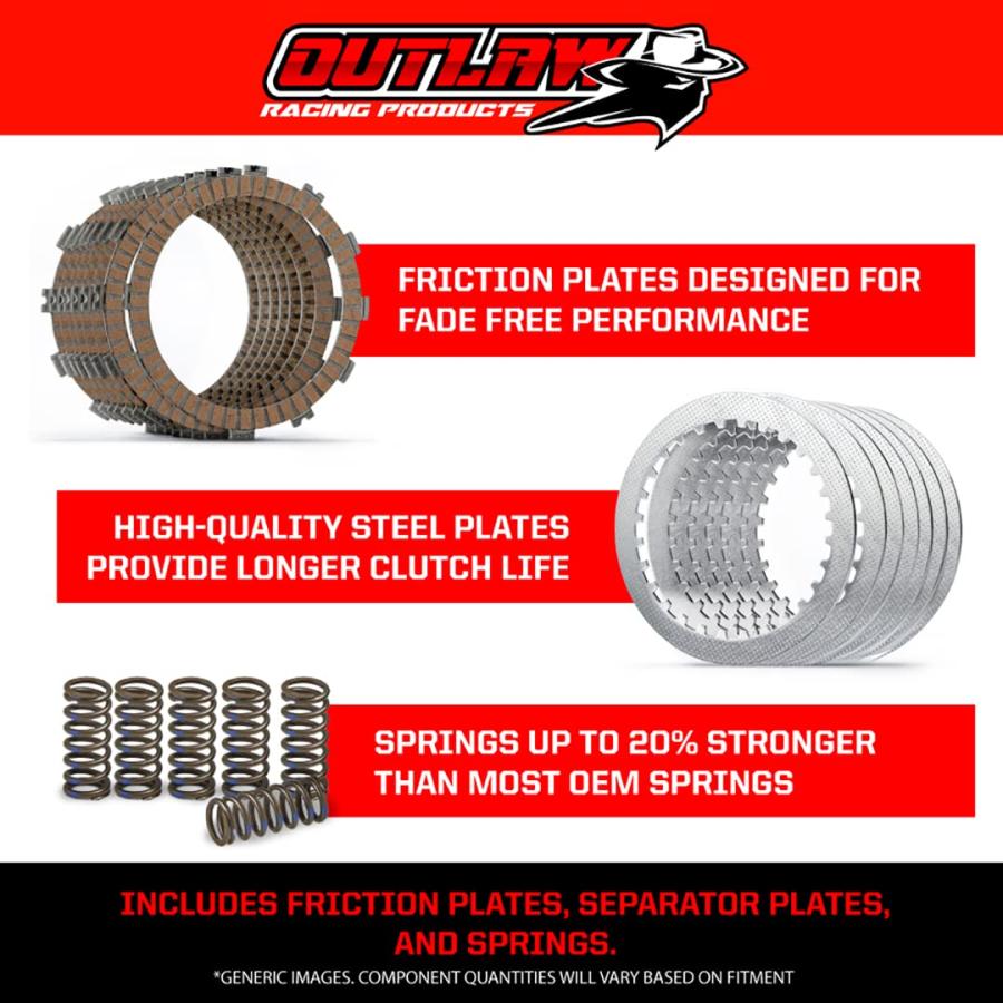 【並行輸入品】Outlaw Racing ORC145 Complete Clutch Repair Rebuild Kit   Includの画像