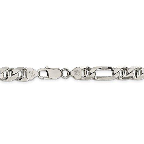 【並行輸入品】ソリッド925スターリングシルバー7.75?MMフィガロアンカーMarinerリンクチェーンネックレス Solid 925 Steの画像