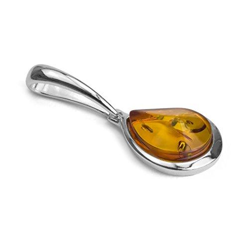【並行輸入品】アンバースターリングシルバーティアドロップペンダント Ian and Valeri Co. Amber Sterling Silv_4