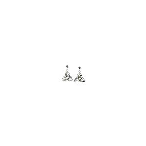 【並行輸入品】スターリングシルバーとゴールドメッキジュエリートレンドCeltic Trinity Knotダングルイヤリング。。。 Jewelr_2