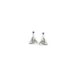 【並行輸入品】スターリングシルバーとゴールドメッキジュエリートレンドCeltic Trinity Knotダングルイヤリング。。。 Jewelr_4
