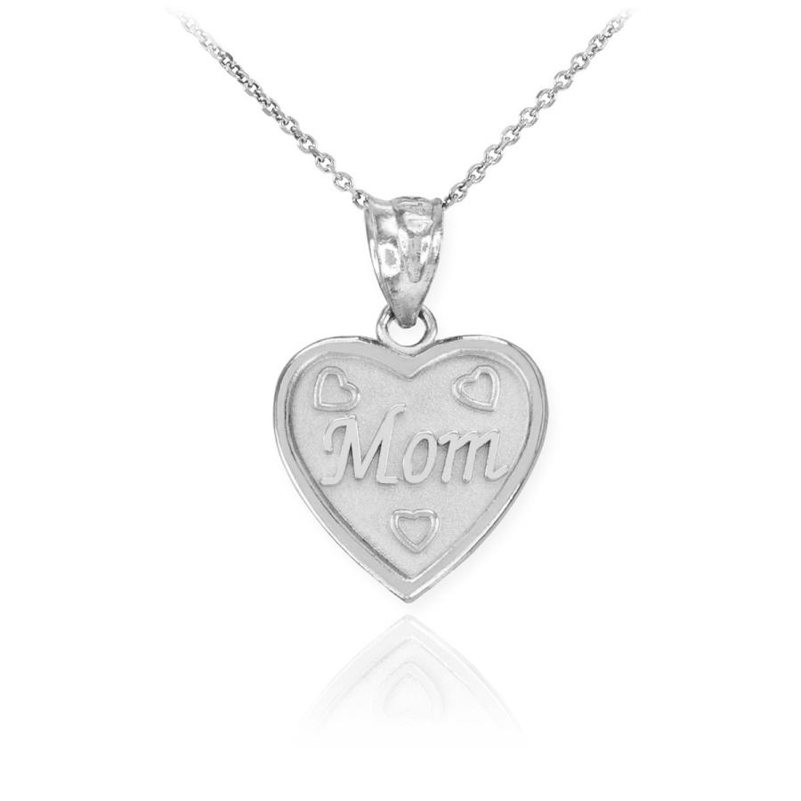 【並行輸入品】華奢な 925 スターリングシルバー製のネックレスセット Mom / Big Sis / Lil Sis の刻印入り 三つの個別の_9