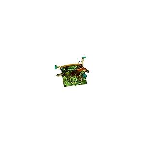並行輸入品】緑青 真鍮 ワイルドホース ネックレス ターコイズ