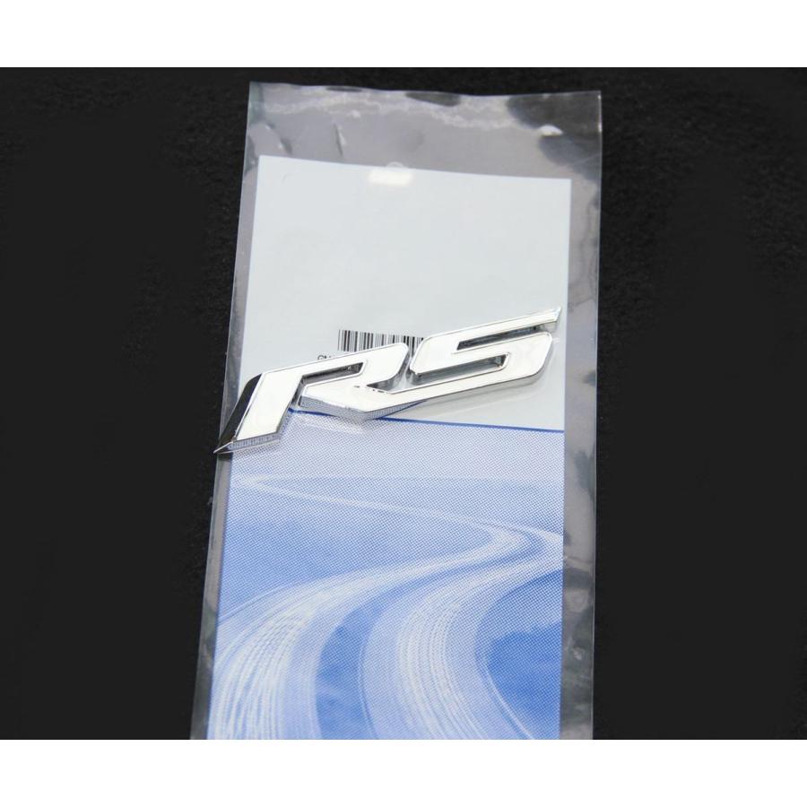 【並行輸入品】Yoaoo 〓 1 x OEMホワイトRS R Sエンブレムバッジステッカー3dロゴAllloy Camaro Chevroletの画像