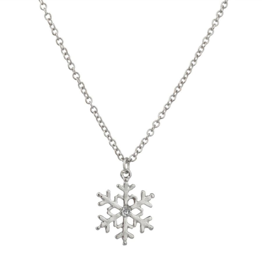 【並行輸入品】ラックスアクセサリークリスタルスノーフレーククリスマス冬クリスマスネックレスMatchingイヤリング。 LUX ACCESSOR_3