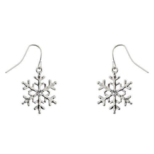 【並行輸入品】ラックスアクセサリークリスタルスノーフレーククリスマス冬クリスマスネックレスMatchingイヤリング。 LUX ACCESSOR_7