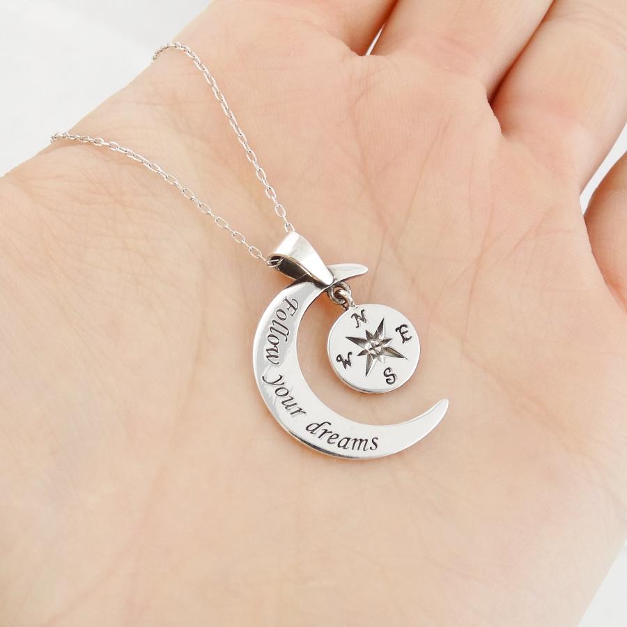 【並行輸入品】FashionJunkie4Life スターリングシルバー 刻印ネックレス レディース， スターリングシルバー FashionJu_9