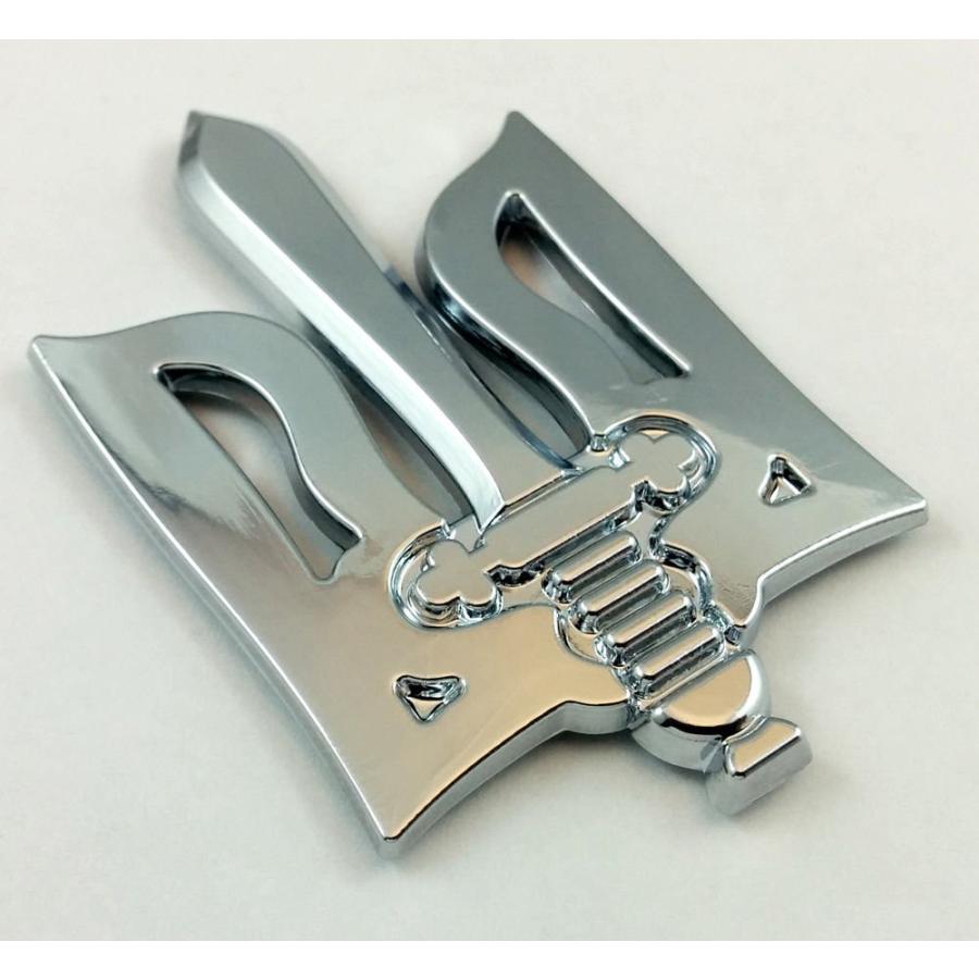 【並行輸入品】Car Chrome Decals CNPL UPA UPA Trident Tryzub Ukraine Car Chromeの画像