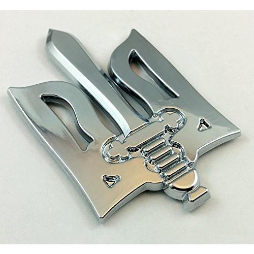 【並行輸入品】Car Chrome Decals CNPL UPA UPA Trident Tryzub Ukraine Car Chromeの画像