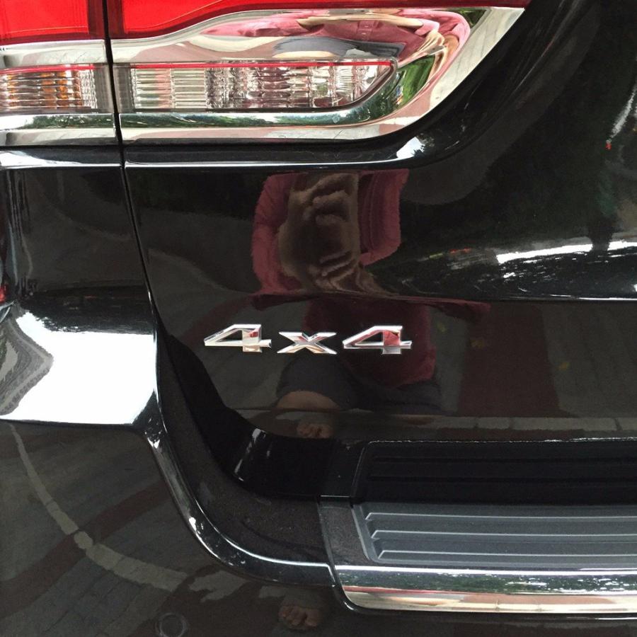 【並行輸入品】4x4 クロム光沢金属製エンブレム for 2011 2015 Jeep Grand Cherokee Zorratin Chroの画像