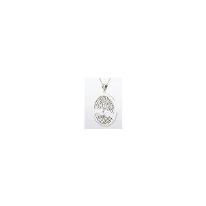 【並行輸入品】ジュエリートレンドスターリングシルバーLarge Celtic Tree of Life Pendant on 18インチボックス_8