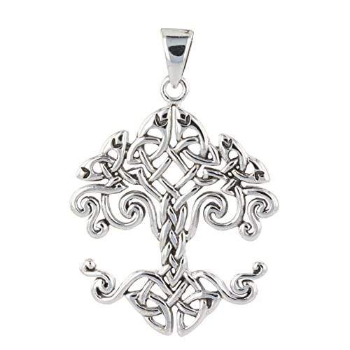 【並行輸入品】ジュエリートレンドスターリングシルバーケルトノット作業ツリーの生活ペンダント Jewelry Trends Sterling Si_1