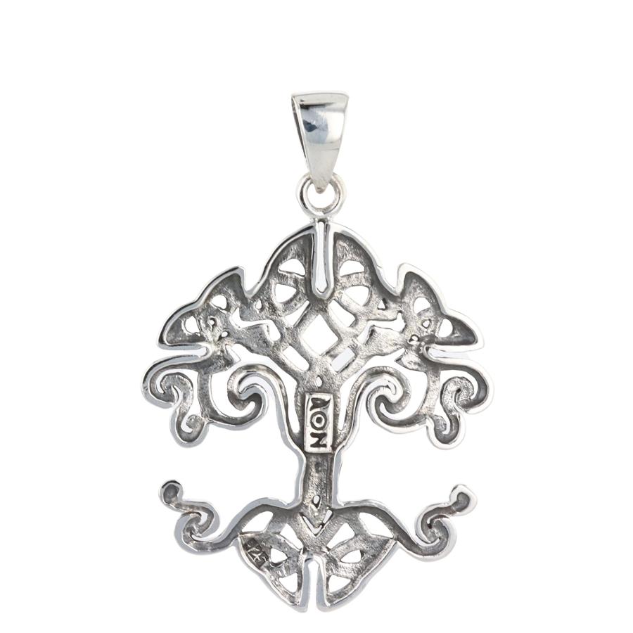 【並行輸入品】ジュエリートレンドスターリングシルバーケルトノット作業ツリーの生活ペンダント Jewelry Trends Sterling Si_9