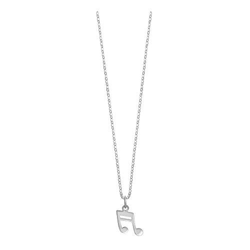 【並行輸入品】Bomaスターリングシルバー音楽注ペンダントネックレス、18インチ Boma Jewelry Sterling Silver Mu_1