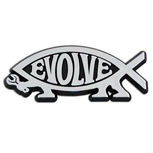【並行輸入品】EvolveFISH Evolve Auto Emblem withツール3?\" EvolveFish Plastic Autoの画像