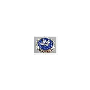 グリルバッジ車トラック用MasonフリーメイソンFreemasonグリルエンブレム Grill Badge Mason Mason 並行輸入品