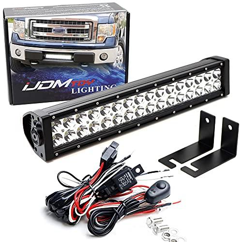 【並行輸入品】iJDMTOY Lower Grille Mount LED Light Bar Kit Compatible with 200の画像