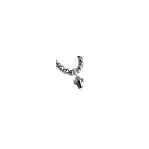 【並行輸入品】Cloisonnekorea Necklace Terahertz Crystal Cross Sterling Silverの画像