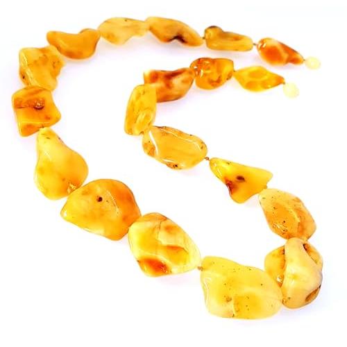 【並行輸入品】AMBERMILANA Natural Baltic Amber Necklace Collar/Women/Buttersco_1