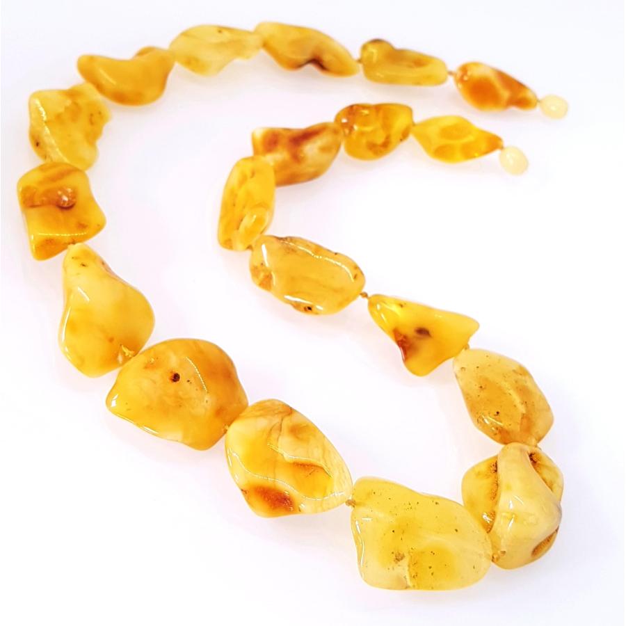 【並行輸入品】AMBERMILANA Natural Baltic Amber Necklace Collar/Women/Buttersco_3