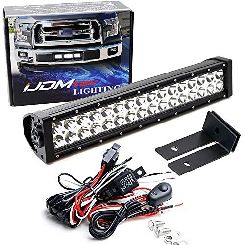 【並行輸入品】iJDMTOY ローワーグリルマウントLEDライトバー 2015年以降のフォードF150 XLTラリアットおよびリミテッドに対応の画像