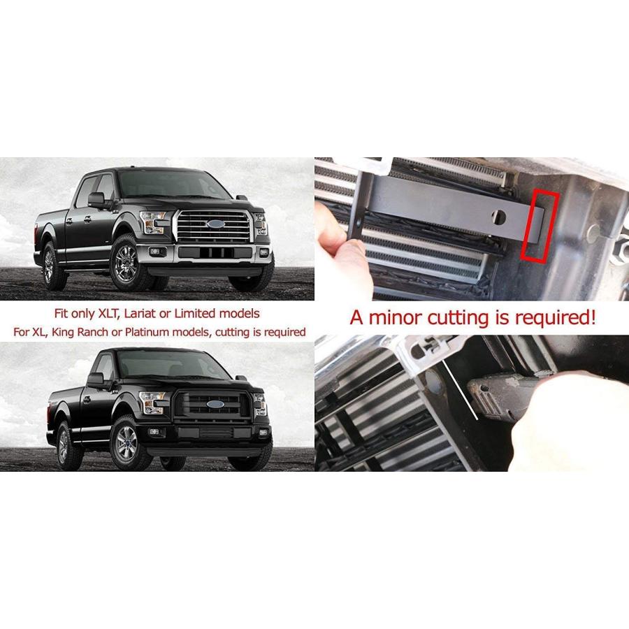 【並行輸入品】iJDMTOY ローワーグリルマウントLEDライトバー 2015年以降のフォードF150 XLTラリアットおよびリミテッドに対応の画像