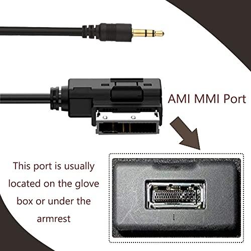 AMI MDI AUXケーブル 音楽インターフェース アダプター 3.5mm ジャック Aux in コード A1 A3 A4 A 並行輸入品｜best-style｜05