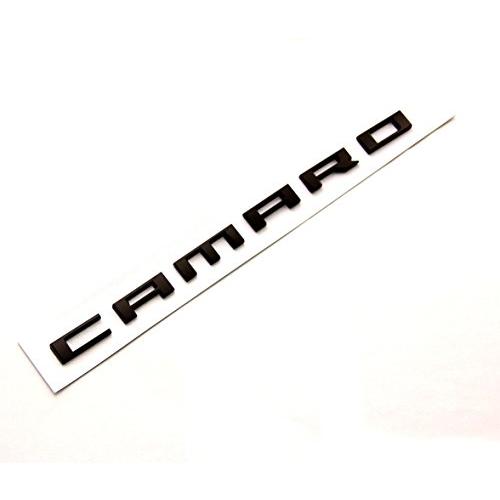 【並行輸入品】Yoaoo 2X OEM カマロ レターエンブレム 3Dバッジ Rs Ss Zl1 Z28 シボレー マットブラック Yoaoo_6