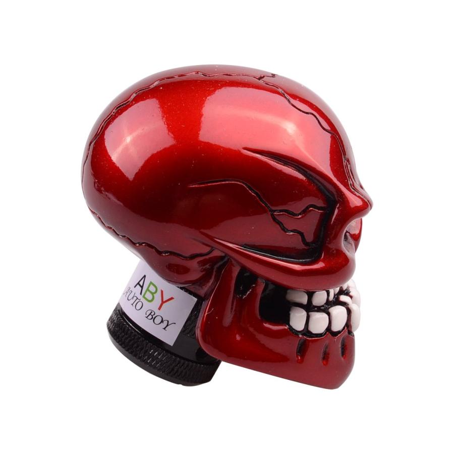 【並行輸入品】ABy ガイコツギアスティック シフトレバーカバー 汎用 ほとんどのマニュアル車に対応 レッド AMB0241 rdABY ABy_9