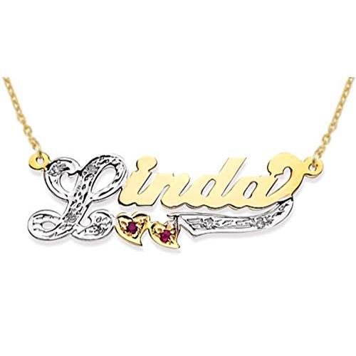 【並行輸入品】RYLOS ネックレス レディース ゴールドネックレス レディース メンズ 14K イエローゴールドまたはホワイトゴールド ダイヤの画像