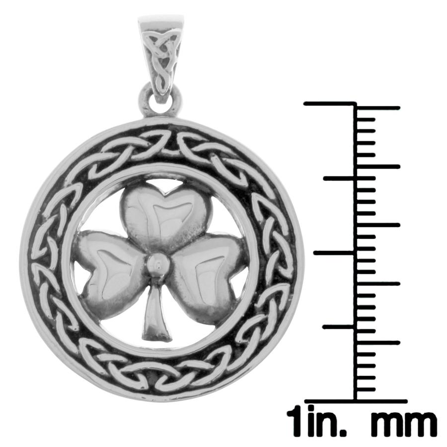 【並行輸入品】ジュエリートレンドスターリングシルバーケルト幸運クローバーシャムロックペンダント Jewelry Trends Celtic Go_6