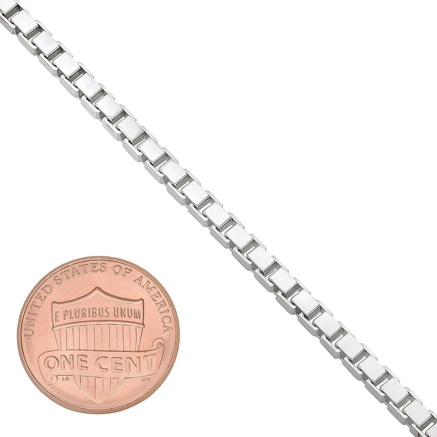 【並行輸入品】0.7mm   4.5mm /925 スターリングシルバー スネーク ニッケルフリー チェーン ネックレス 7〜36インチ + ボの画像
