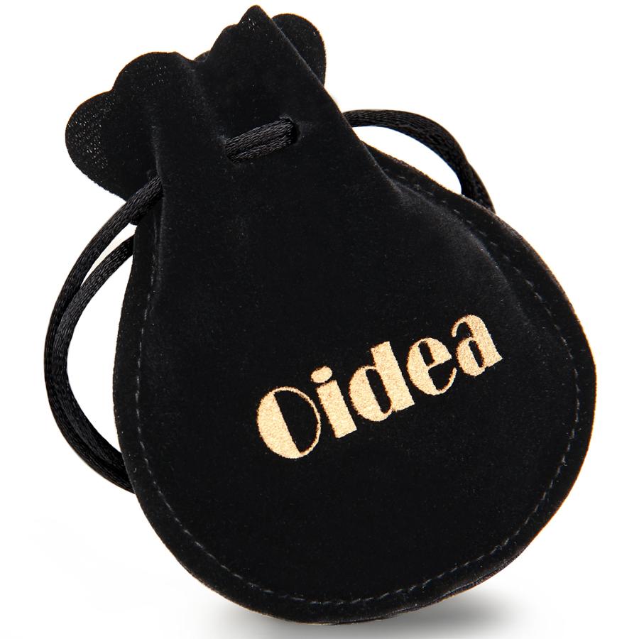 【並行輸入品】OIDEA メンズ レディース ステンレススチール イエス 十字架 十字架 ロザリオ ネックレス ブラック&ホワイト ツートーンの画像