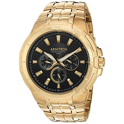 並行輸入品】Armitron メンズ 20/5144BKGP 多機能ダイヤル