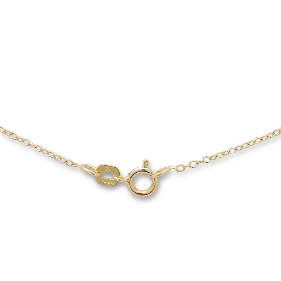 【並行輸入品】PalmBeach Jewelry イエローゴールドメッキ シルバー 本物のダイヤモンドと本物のサファイアクロスペンダント (1/_3