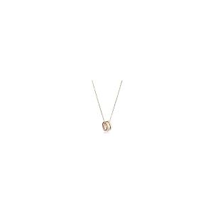 【並行輸入品】14 Kトリコロールゴールドトリプルリングネックレス(18インチ) Kooljewelry 14k Tricolor Gold T_2