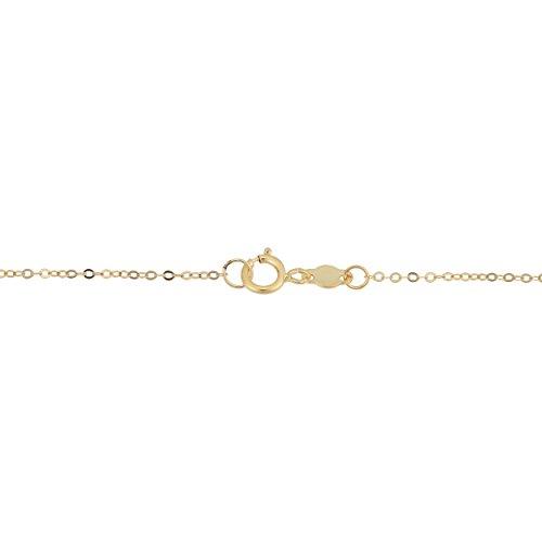 【並行輸入品】14 Kトリコロールゴールドトリプルリングネックレス(18インチ) Kooljewelry 14k Tricolor Gold T_7