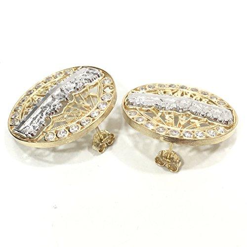 【並行輸入品】NEW 10K YELLOW GOLD 26 MM WIDE LAST SUPPER JESUS APOSTLES HIP HOの画像
