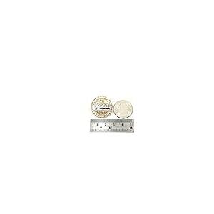 【並行輸入品】NEW 10K YELLOW GOLD 26 MM WIDE LAST SUPPER JESUS APOSTLES HIP HOの画像