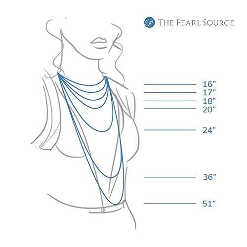 【並行輸入品】7 8mm ホワイト淡水養殖パール フィオナネックレス THE PEARL SOURCE 7 8mm Genuine Whit_6