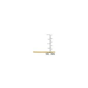 【並行輸入品】14?Kイエローソリッドゴールドファンシークラダクロス宗教ペンダントwith 1.5 mmフラット小麦チェーン PRECIOUS_8