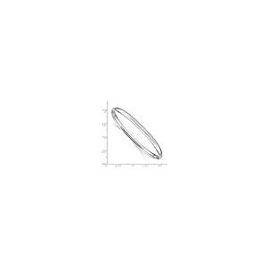 【並行輸入品】ICE CARATS 14Kホワイトゴールド 高4.0mm ヒンジ付きバングルブレスレット ファインジュエリー 女性へのギフトに，_8