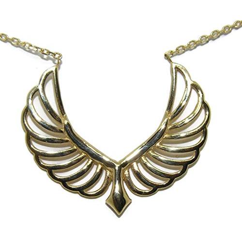 【並行輸入品】Angel Wings Necklace 18K Yellow Gold | Never say Never Jewelry |の画像