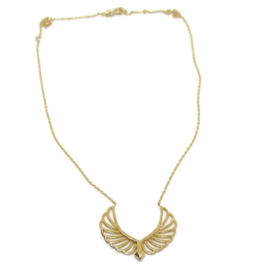 【並行輸入品】Angel Wings Necklace 18K Yellow Gold | Never say Never Jewelry |の画像