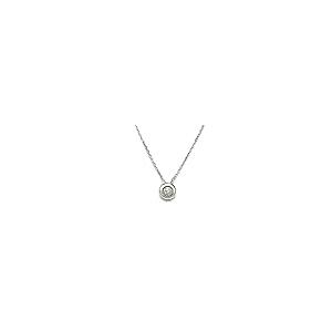 【並行輸入品】Diamond Solitaire Round Pendant Necklace 18K Gold Women Bride |の画像